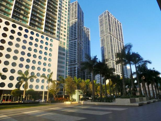 Brickell Neighborhood in Downtown Miami, Fla. Brickell Neighborhood in Downtown Miami, Fla.