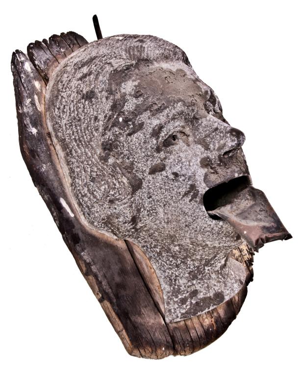 Urban Remains - Chicago Great Fire Residential Figural Gutter Spout Burned Relic Urban Remains - Chicago Great Fire Residential Figural Gutter Spout Burned Relic