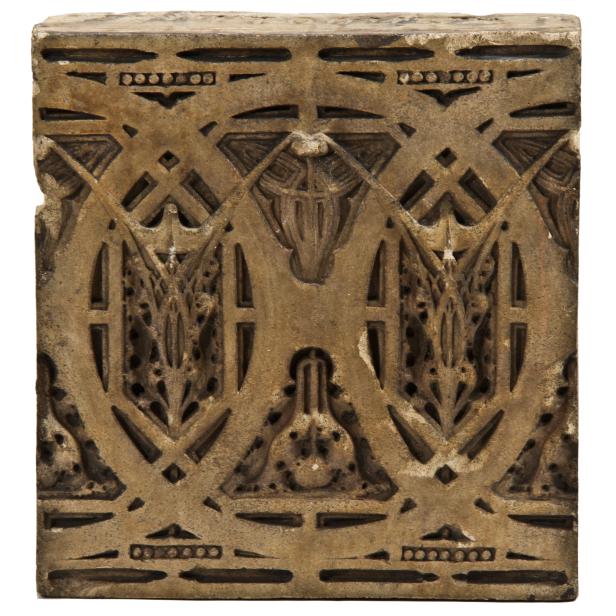 Urban Remains - Original Exterior Francis Apartments Ornamental Terra Cotta Panel Urban Remains - Original Exterior Francis Apartments Ornamental Terra Cotta Panel