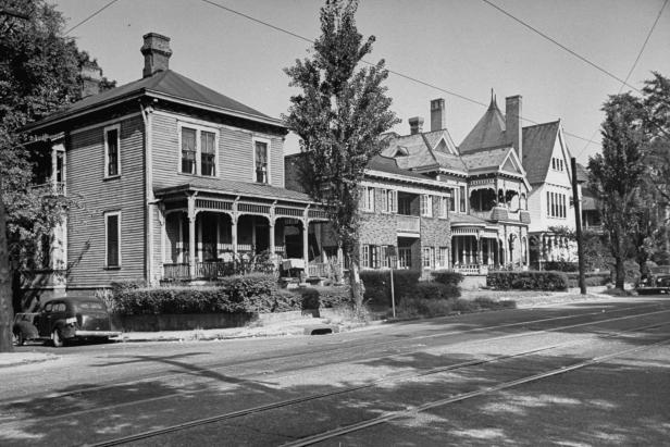 Atlanta Homes Connected by 1944 Streetcar Atlanta Homes Connected by 1944 Streetcar