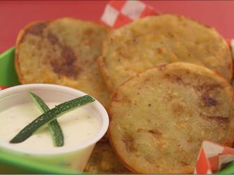 Carnival Food: Fried Green Tomatoes With Ranch Dip