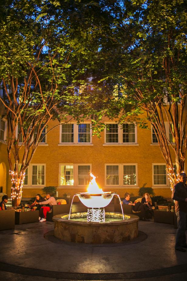 Atlanta's Artmore Hotel, Courtyard Fountain Atlanta's Artmore Hotel, Courtyard Fountain