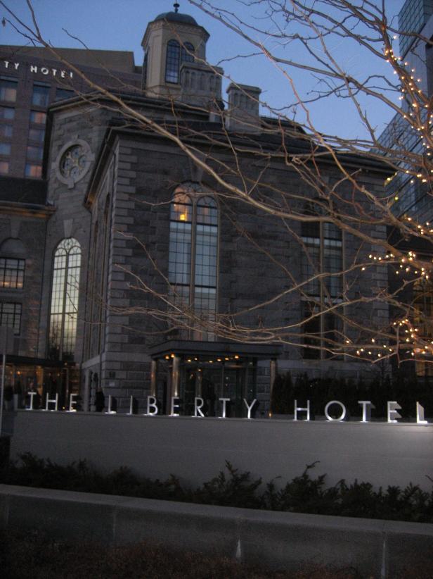 Boston’s Liberty Hotel, Exterior at Dusk Boston’s Liberty Hotel, Exterior at Dusk