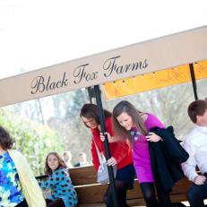 Wedding Venue Shuttle at Black Fox Farms in Tennessee 