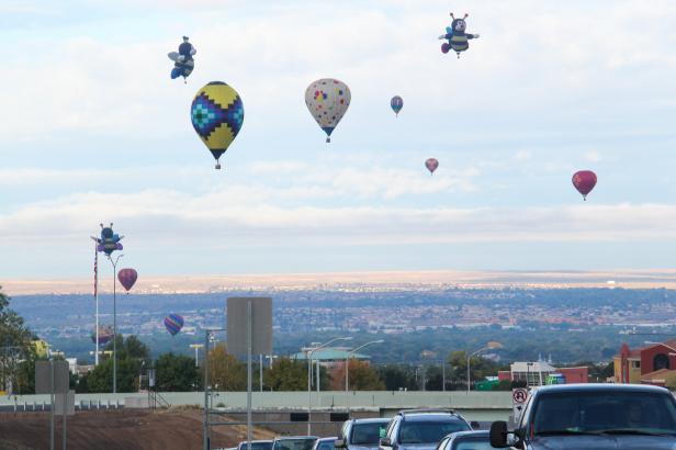 Hot Air Balloons Over Albuquerque Hot Air Balloons Over Albuquerque