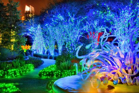 Atlanta Botanical Gardens Transformed Into Winter Wonderland Gac