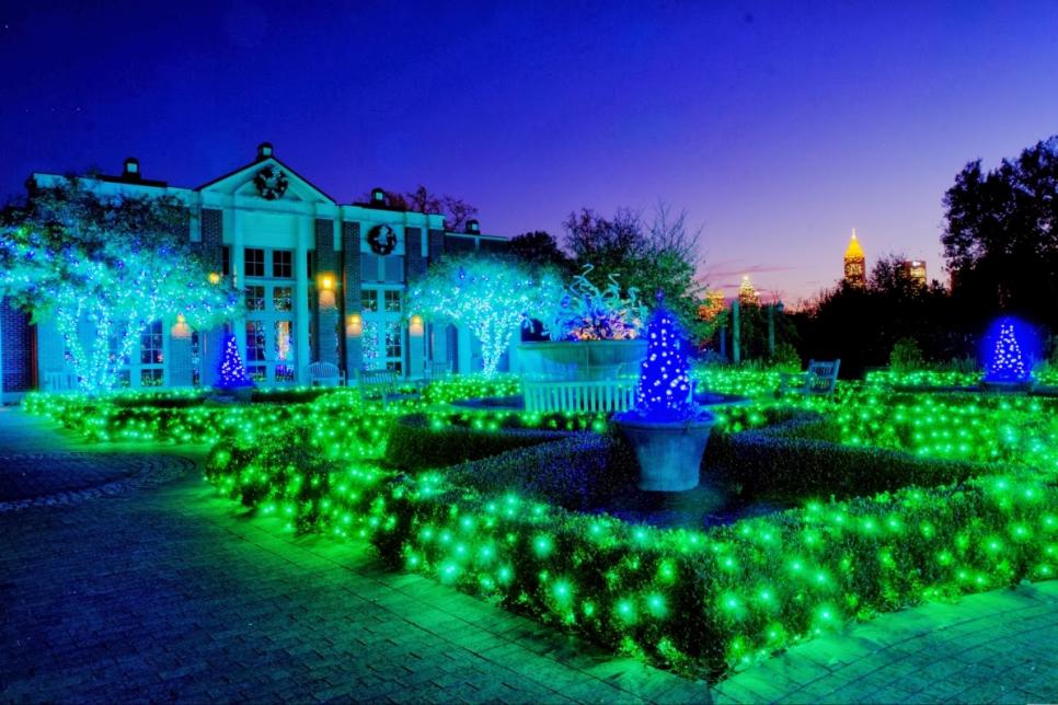 Gorgeous Holiday Lights At Atlanta Botanical Gardens Gac