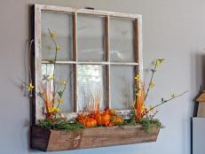 Fall Window Box Arrangement