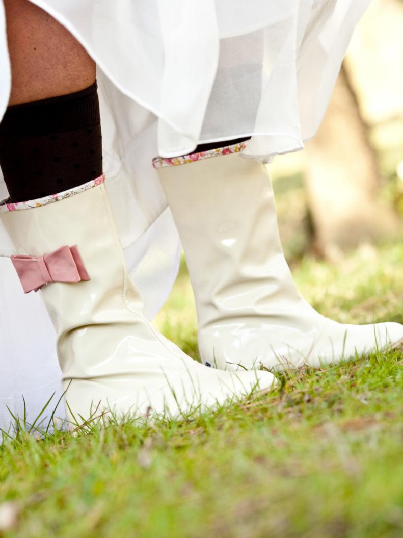 Wedding Day Rain Boots 