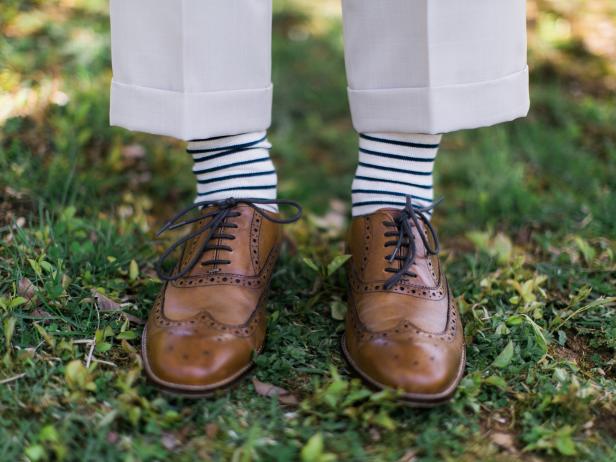 Groom's Stripe Socks 
